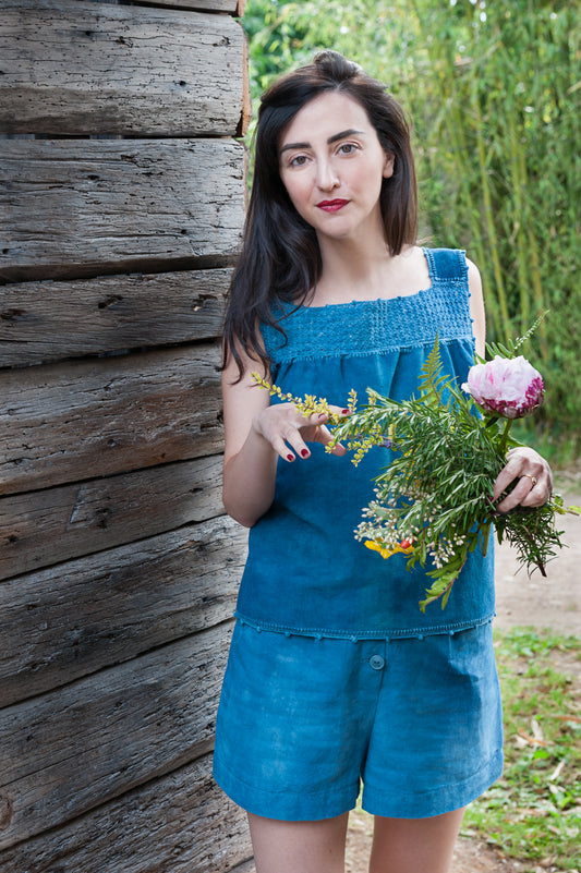 Tina top - Hydrangea